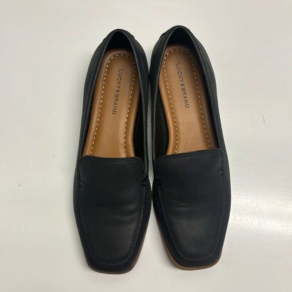 Lucky Brand Shoes - Lucky Brand Navy Blue Slip-On Loafers